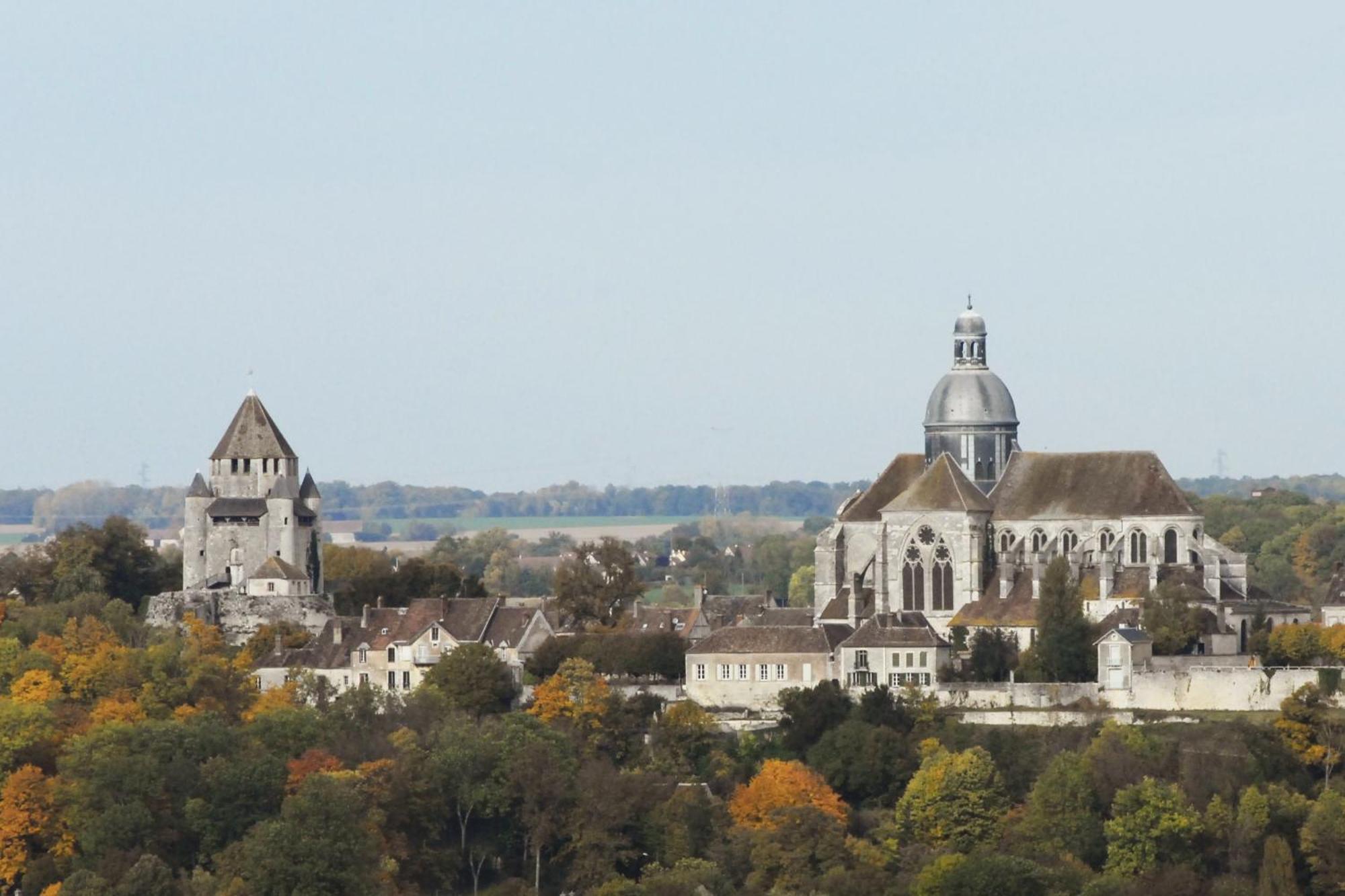 Les Volets Bleus Villa Provins Exterior photo